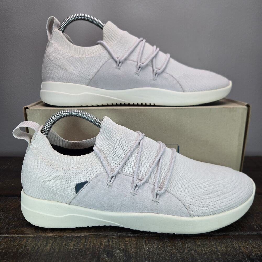 NEW Vessi Cityscape Classic Womens Size 8 Lace Up Waterproof Shoes Birch White